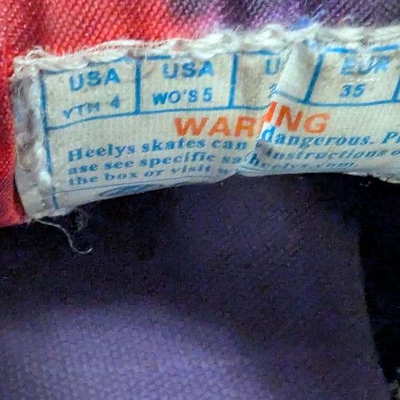 Heelys Sz 4 Skate Shoes purple - Picture 8 of 9
